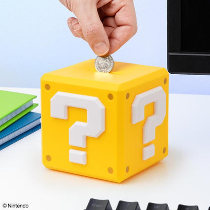 Super Mario Question Block money box Nerdscape