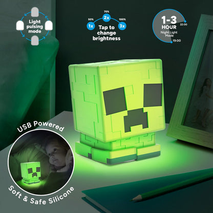 Minecraft SquishyGlo Creeper silicone light Nerdscape