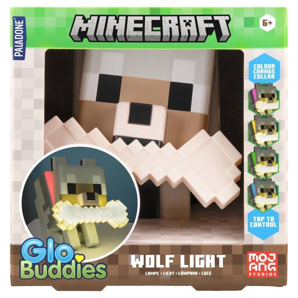 Minecraft GloBuddies Wolf light Nerdscape