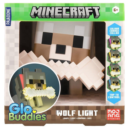Minecraft GloBuddies Wolf light Nerdscape