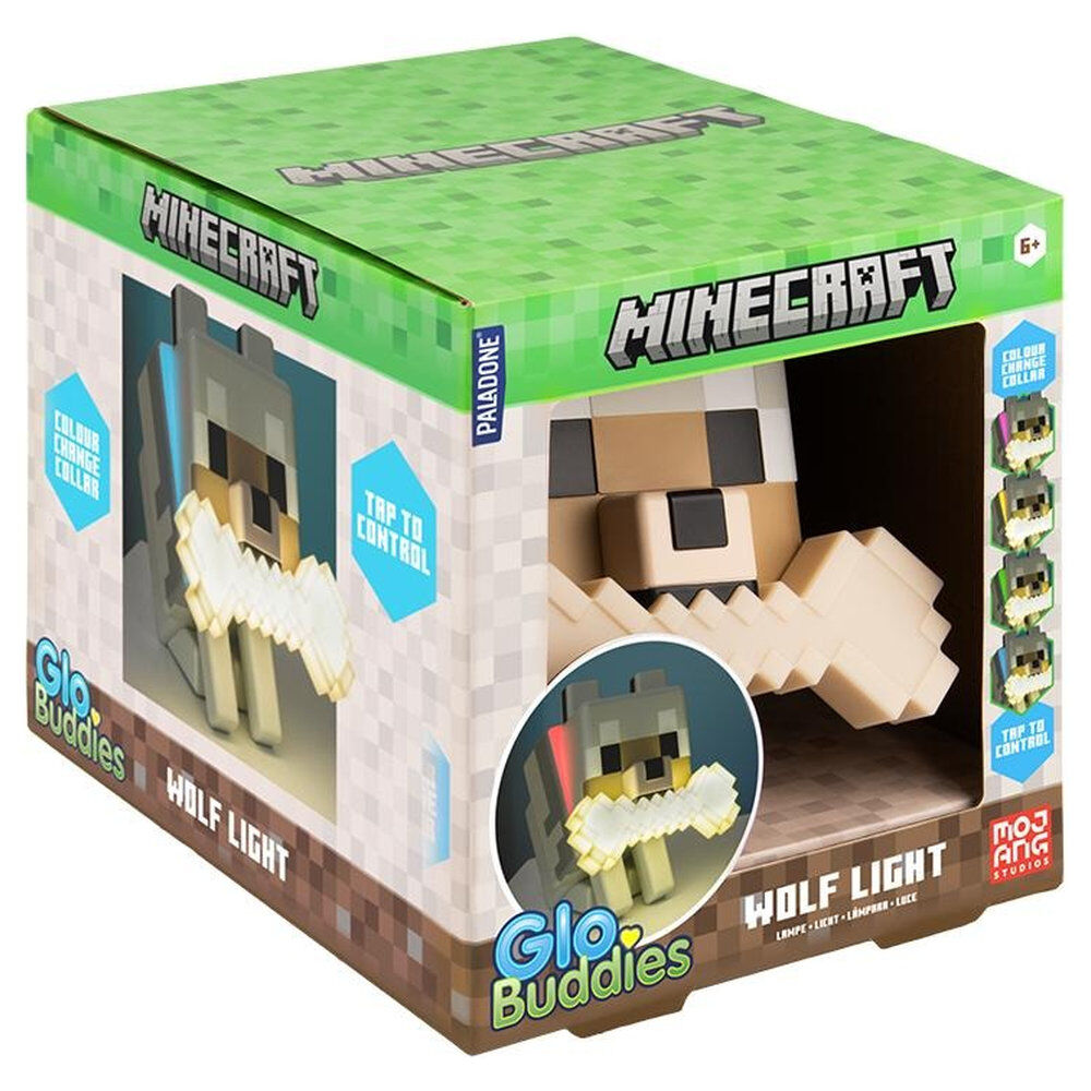 Minecraft GloBuddies Wolf light Nerdscape