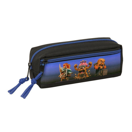 Brainrot triple pencil case