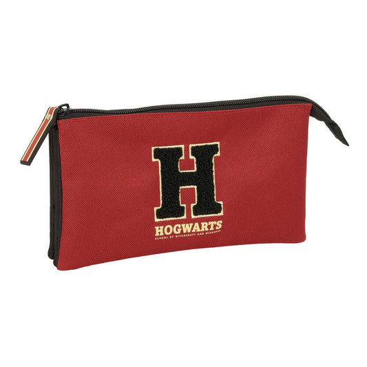 Harry Potter Hogwarts triple pencil case Nerdscape