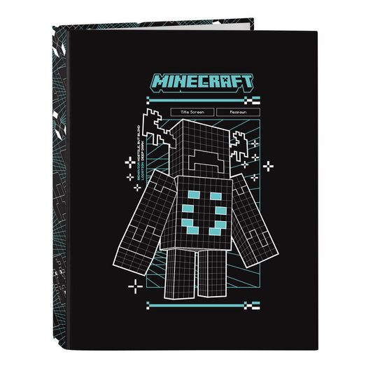 Minecraft Screen A4 cardboard 4 rings binder