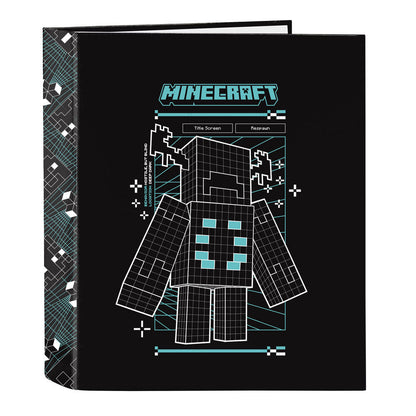 Minecraft Screen A4 cardboard 4 rings binder Nerdscape
