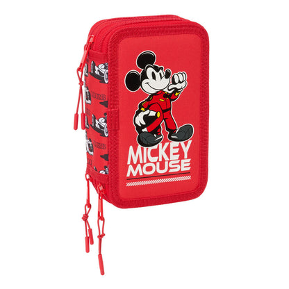 Disney Mickey & Friends Racing triple pencil case 37pcs Nerdscape
