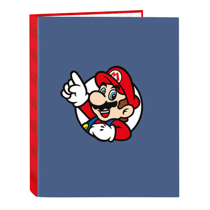 Super Mario A4 cardboard 4 rings binder Nerdscape