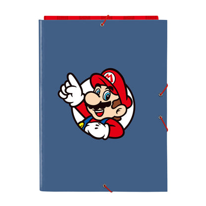 Super Mario A4 cardboard binder with flaps