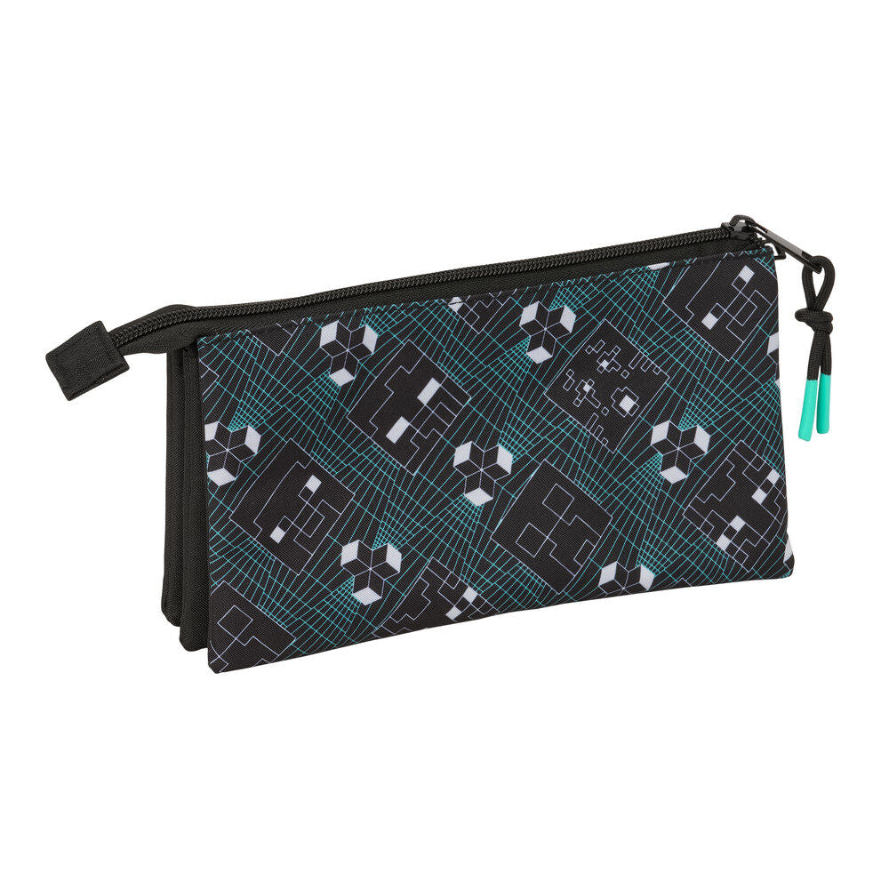 Minecraft Screen triple pencil case Nerdscape
