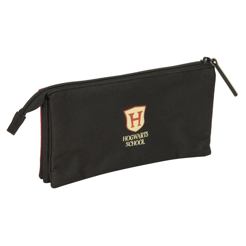 Harry Potter Hogwarts triple pencil case Nerdscape