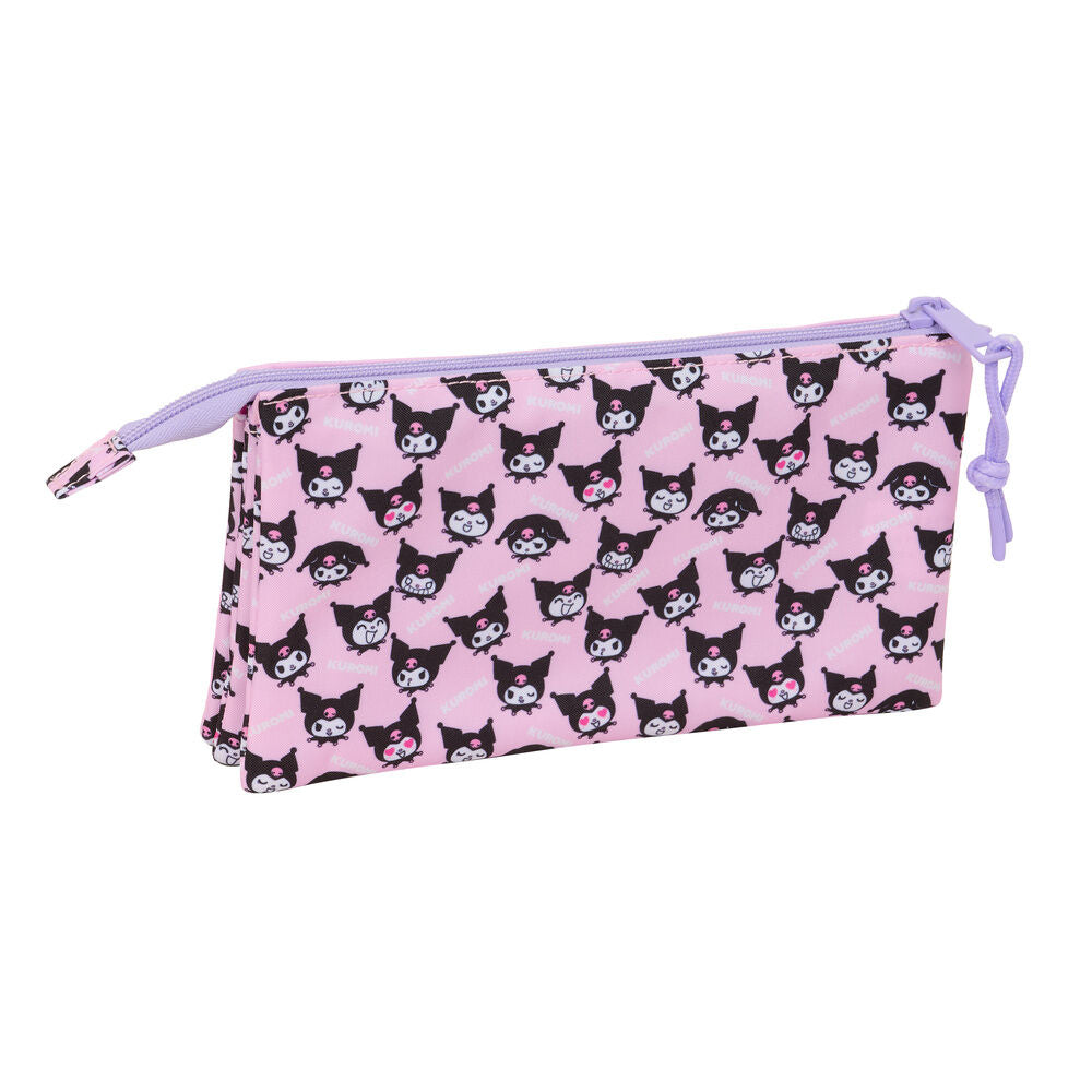 Hello Kitty Kuromi triple pencil case Nerdscape