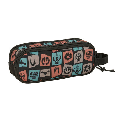 Star Wars Mandalorian & Grogu double pencil case