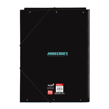 Minecraft Screen A4 cardboard binder with flaps Nerdscape