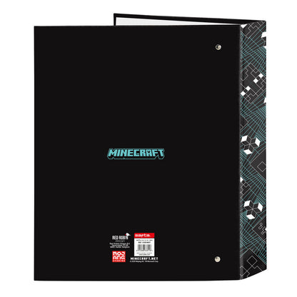 Minecraft Screen A4 cardboard 4 rings binder Nerdscape