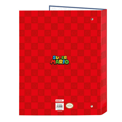 Super Mario A4 cardboard 4 rings binder Nerdscape