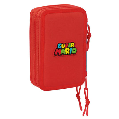 Super Mario triple pencil case 37pcs
