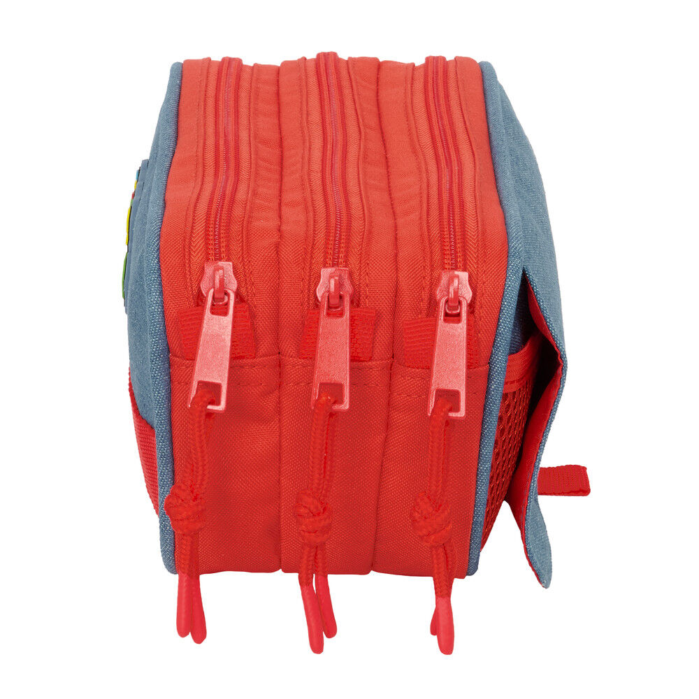 Super Mario triple pencil case