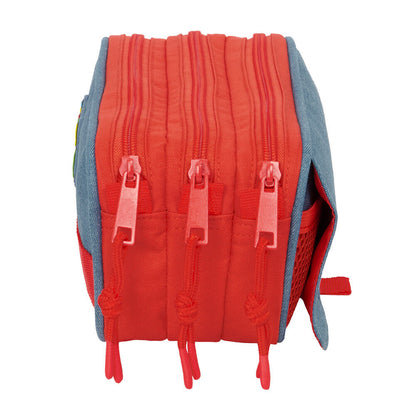 Super Mario triple pencil case