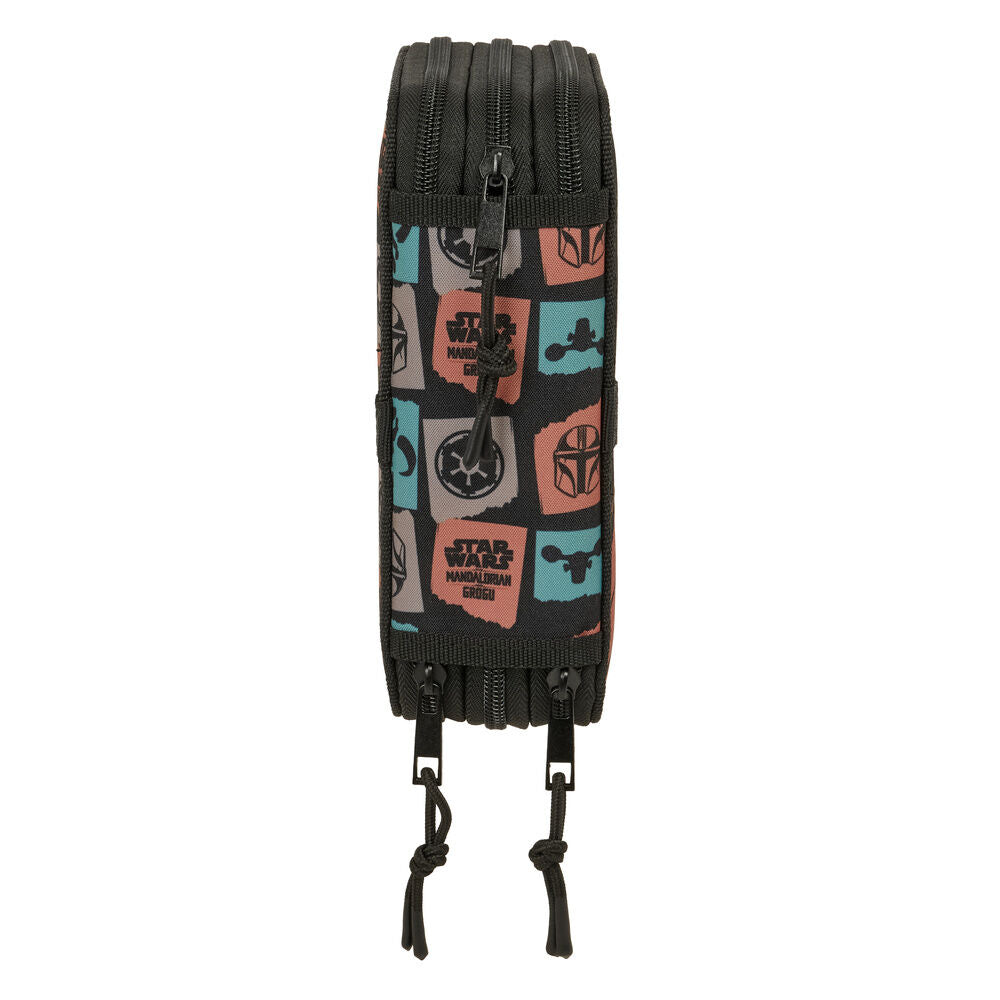 Star Wars Mandalorian & Grogu triple pencil case 37pcs