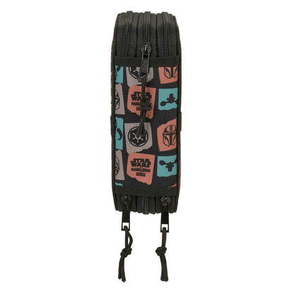 Star Wars Mandalorian & Grogu triple pencil case 37pcs