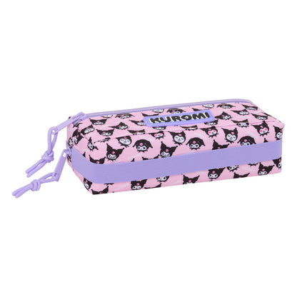Hello Kitty Kuromi triple pencil case