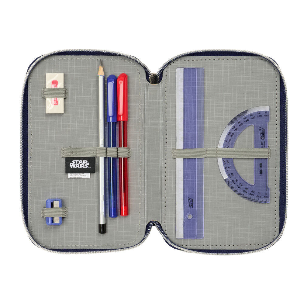 Star Wars Darth Vader triple pencil case 37pcs Nerdscape