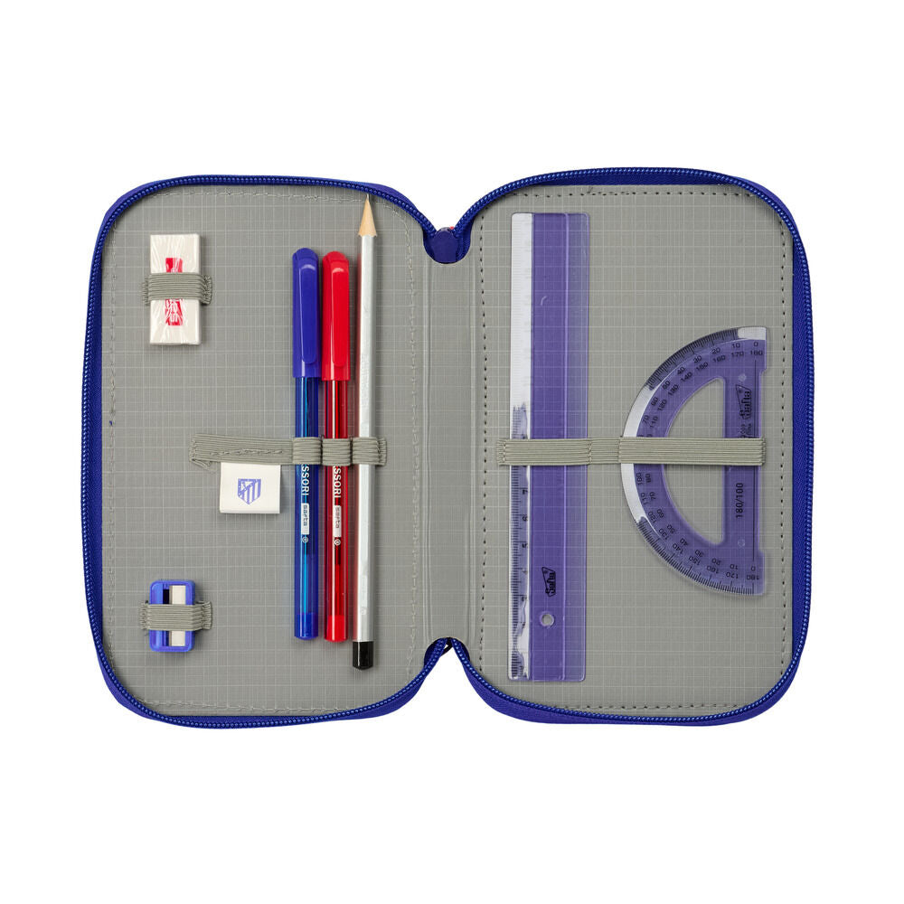 Atletico de Madrid triple pencil case 37pcs