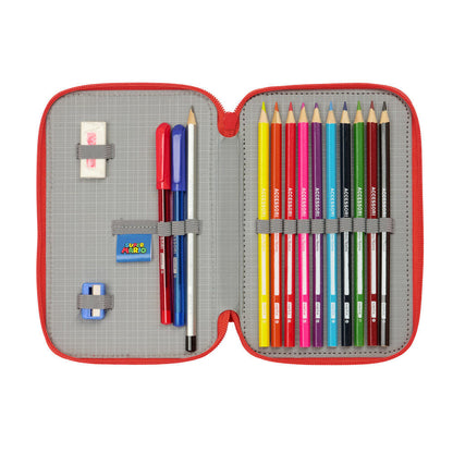 Super Mario double pencil case 29pcs Nerdscape