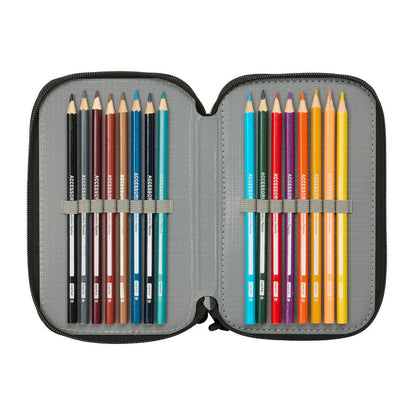 Minecraft Screen triple pencil case 37pcs Nerdscape