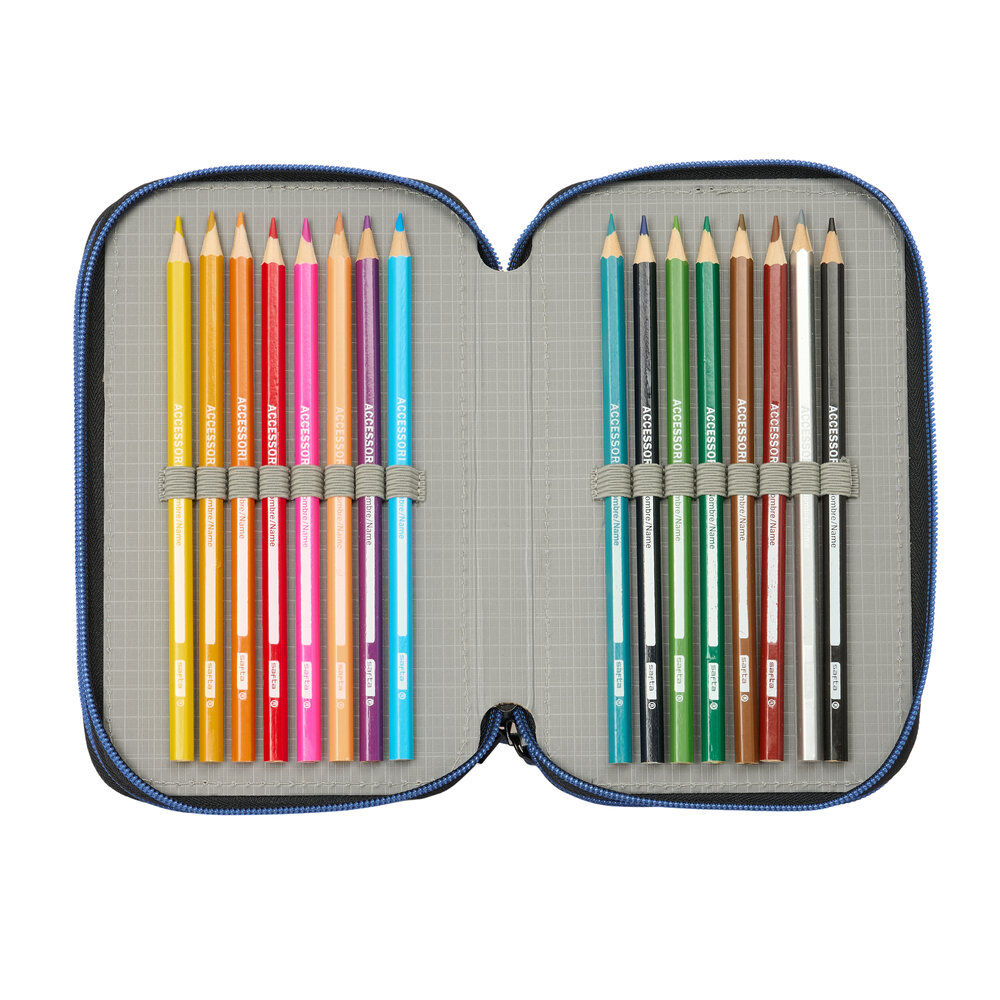 Brainrot triple pencil case 37pcs