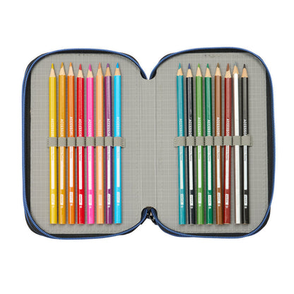 Brainrot triple pencil case 37pcs