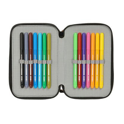 Harry Potter Hogwarts triple pencil case 37pcs Nerdscape