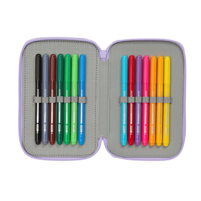 Hello Kitty Kuromi triple pencil case 37pcs