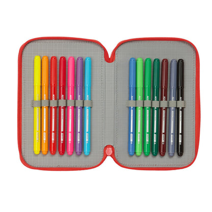 Super Mario triple pencil case 37pcs