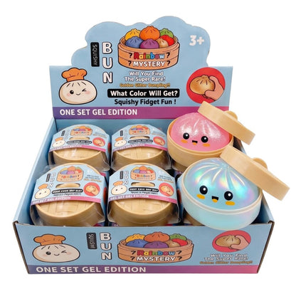 Dumpling Squishy Gel assorted surprise stress-relief toy 10cm