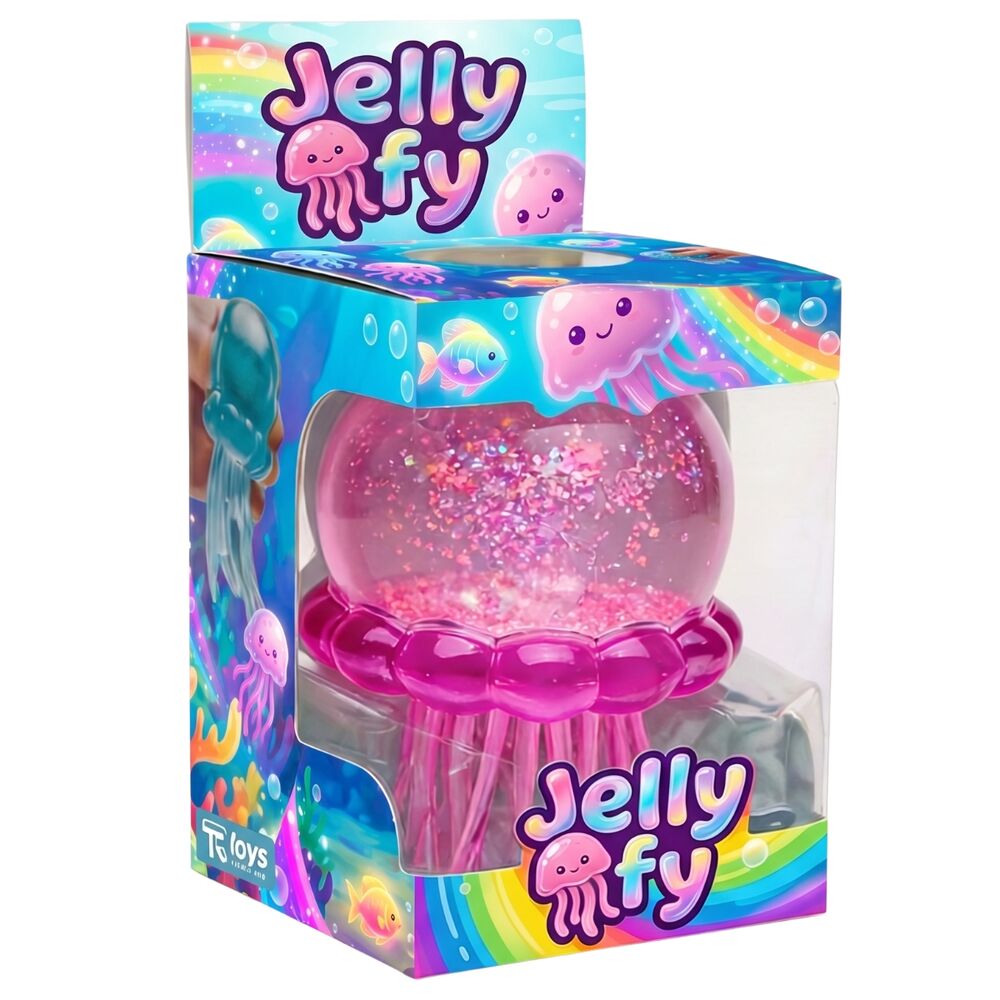 Jellyfy Assorted Squishy Anti-Stress Jellyfish 8cm
