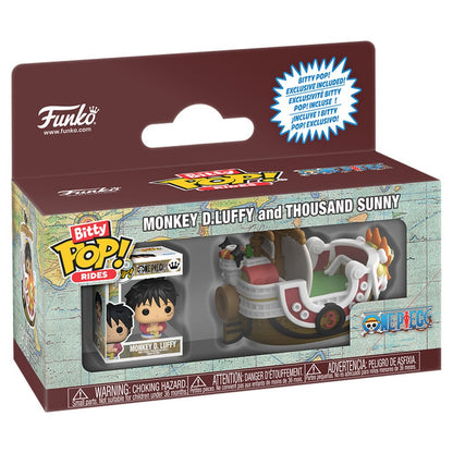 Bitty POP figure Ride One Pice Monkey D.Luffy and Thousand Sunny