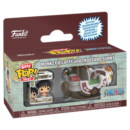 Bitty POP figure Ride One Pice Monkey D.Luffy and Thousand Sunny