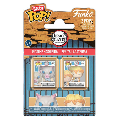 Bitty POP! pack 2 Demon Slayer Inosuke & Zenitsu