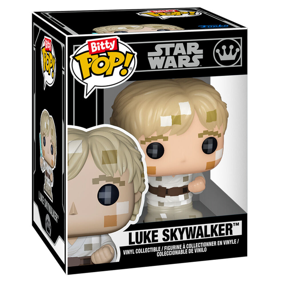 Bitty POP figure Star Wars 8 Bit Luke Skywalker & Arcade Case