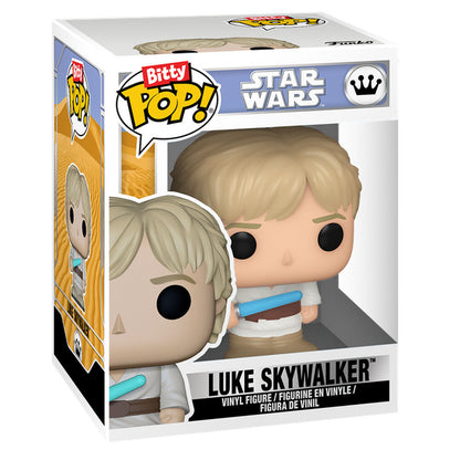 Bitty POP figure Star Wars 8 Bit Luke Skywalker & Arcade Case