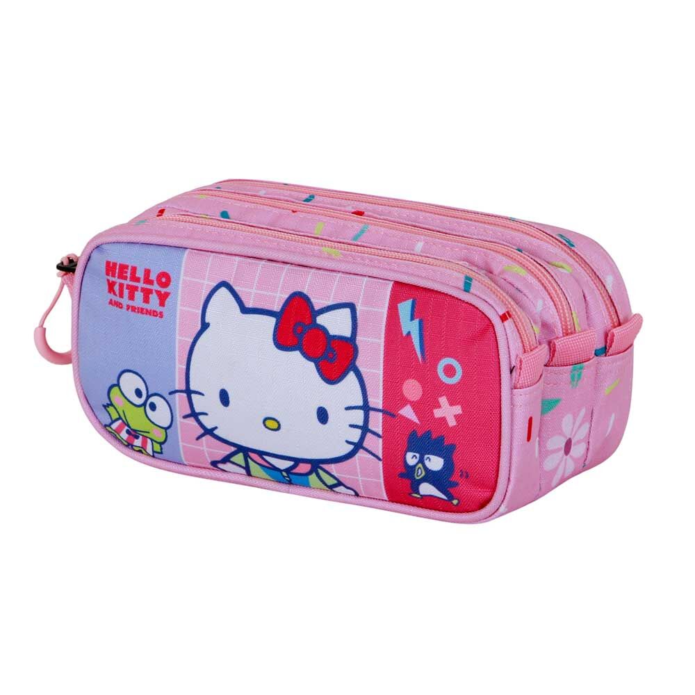 Hello Kitty triple pencil case