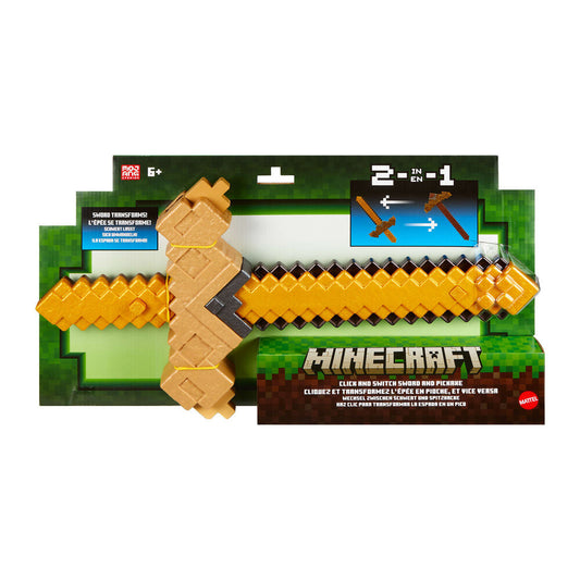 Minecraft Transformable Sword Pickaxe Nerdscape