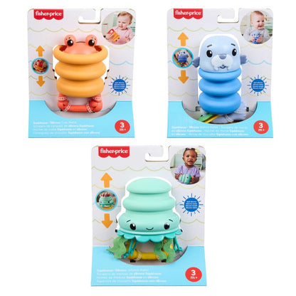 Squisheas assorted silicone rattle