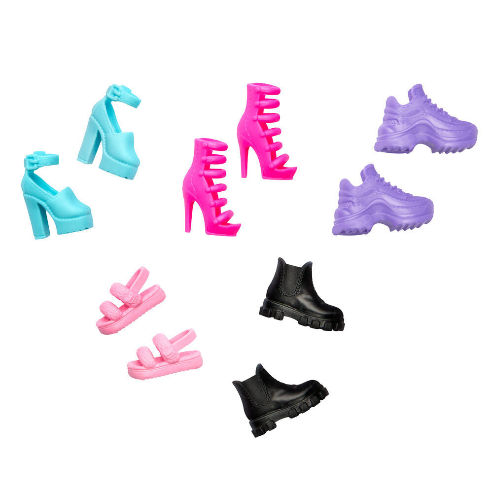Barbie set 5 assorted shoes Nerdscape