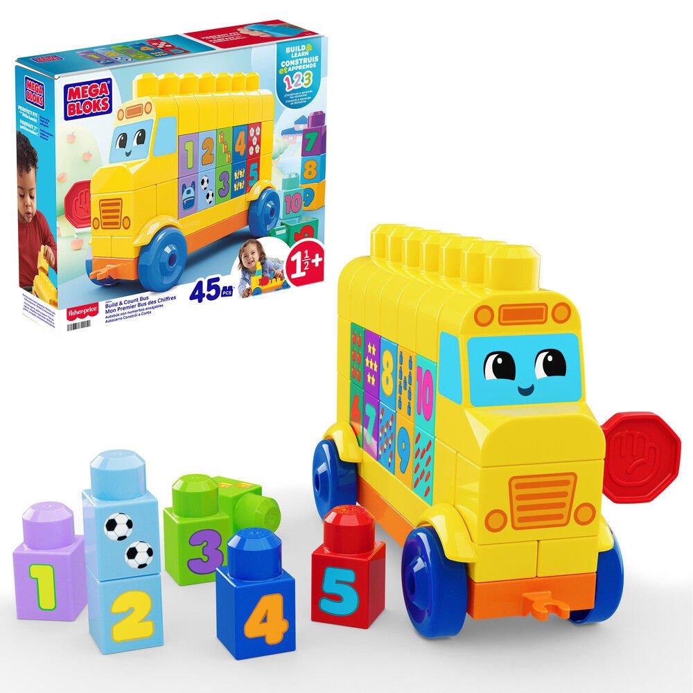 MEGA Bloks Build & Count Bus 45pcs