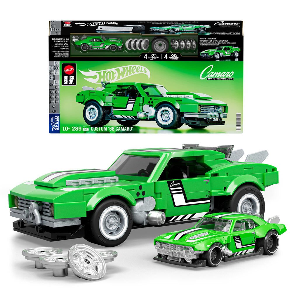 Hot Wheels 68 Custom Camaro Speed construction set
