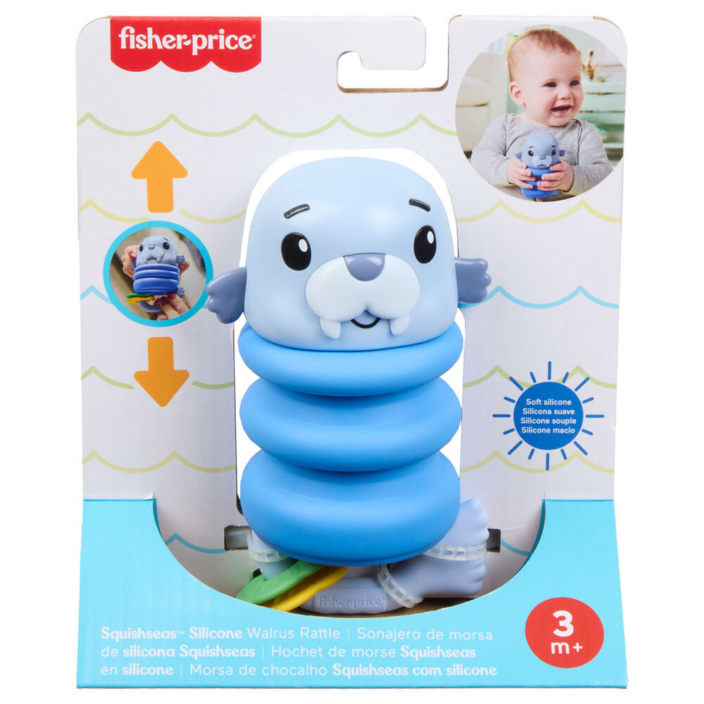 Squisheas assorted silicone rattle