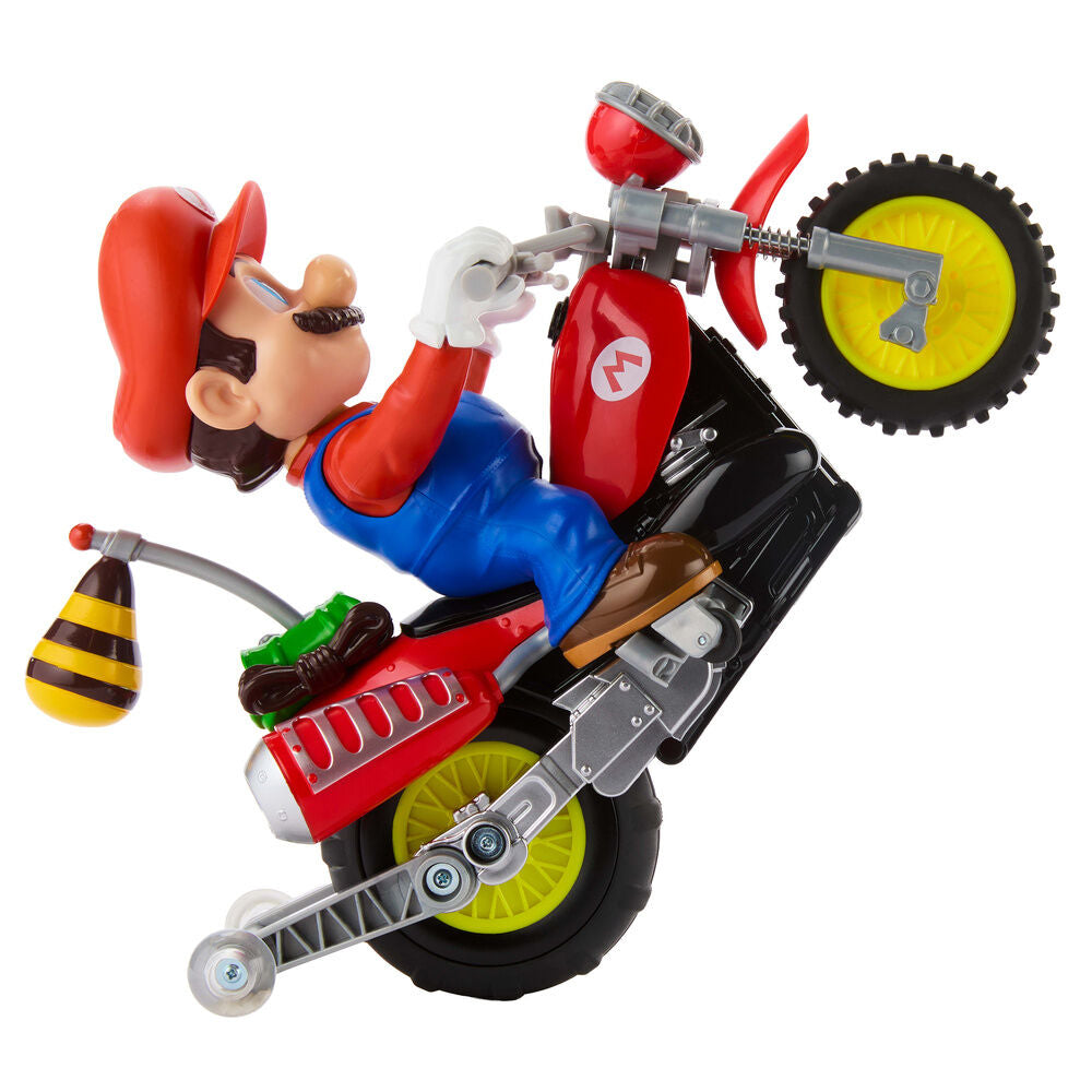 Hot Wheels Super Mario Bros - Super Mario Galaxy Movie Mario wheelie motocross RC