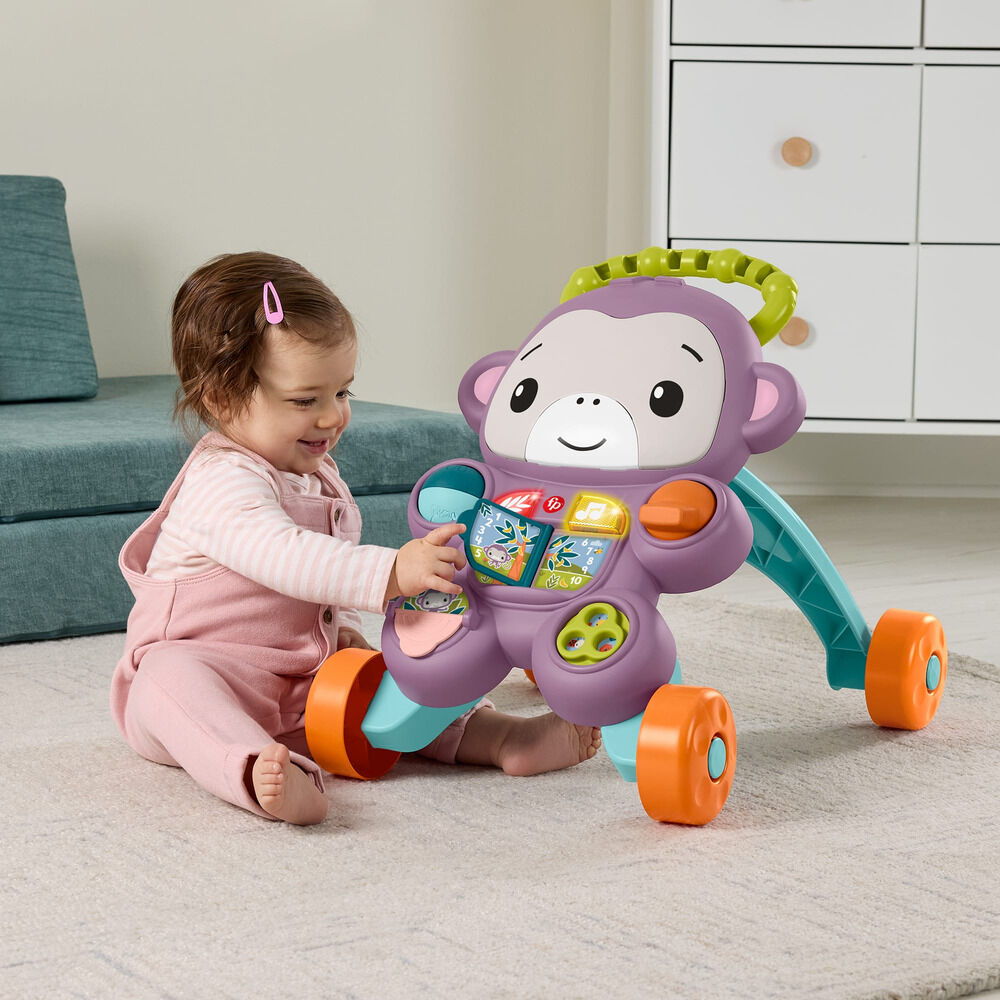 Laugh & Learn Purple Monkey Walker First Steps